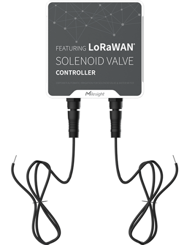 Milesight UC512-DI-868M-EA LoRaWAN® Controlador de válvula solenoide (antena externa)