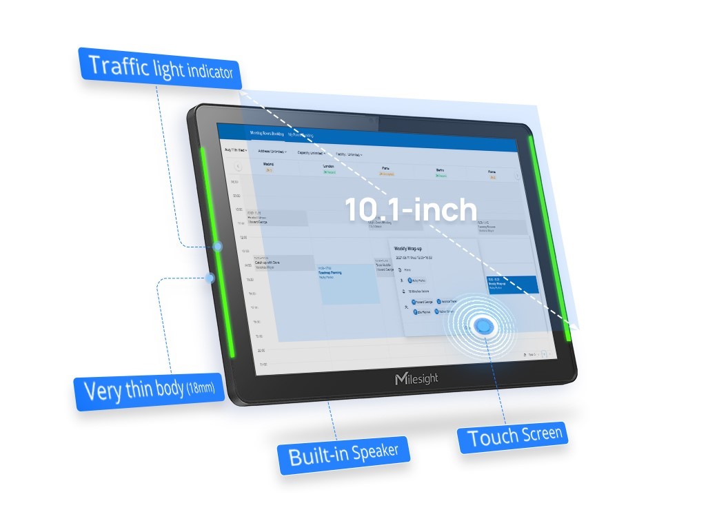 10.1-inch touch screen